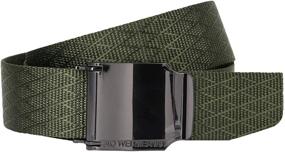 img 2 attached to 👔 Moonsix Solid Military Nylon Belts - High-Quality Men's Accessories for Belts