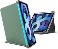 🌵 todmor vertical case for ipad air 4 - protective case with ipad pencil holder, magnetic kickstand, and wireless charging support - cactus logo