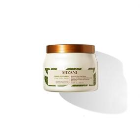 img 4 attached to 🌿 MIZANI True Textures Moroccan Clay Steam Hair Mask, Highly Nourishing & Conditioning with Coconut Oil, Ideal for Curly Hair, Large 16.9 Fluid Ounces
