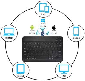 img 2 attached to 🔤 Transwon ANTEMPER Keyboard with Built-In Keyboard