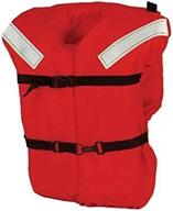 🍊 orange kent type i life jacket with jacket style for commercial use логотип