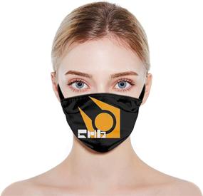 img 1 attached to 🎭 Set of 3 Adjustable Reusable Face Masks with EarLoops for Men and Women – Multifunctional Face Mask Bandana Balaclava