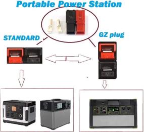 img 2 attached to ⚡️ PolyEnergy удлинительный кабель Anderson Power Pole длиной 10 футов - совместим с солнечным генератором, портативной электростанцией, Yeti Power и солнечной панелью Boulder 100.