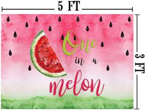 img 1 attached to Watermelon Backdrop Watercolor Photography Background