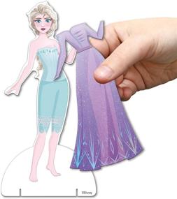 img 1 attached to Frozen 👸 2 Glittery Paper Dolls