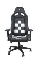 🏁 rapidx gaming and lifestyle chair: finish line edition - black checkered flag pattern logo