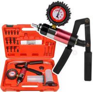 🔧 hedweto handheld vacuum pump set brake bleeder tester kit: a comprehensive 23pcs one man power bleeder kit compatible with automotive logo