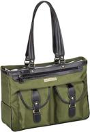 💼 clark & mayfield marquam metro laptop handbag 18.4" in pesto green - stylish and practical solution for carrying your laptop logo