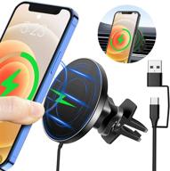 🔌 ciencimy 15w fast wireless charging magnetic car charger mount for iphone 12 mini/ iphone 12/pro /iphone 12 max - air vent holder for mobile phones logo