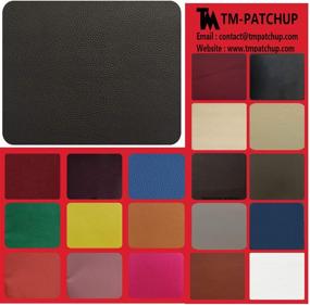 img 4 attached to 🛋️ TMgroup 6x3 Inch Black Leather Patch Repair Kit for Furniture - Peel and Stick for Couches, Sofas, Car Seats, Handbags - Genuine Leather Patches (1-Pack)