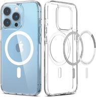 📱 spigen ultra hybrid mag [anti-yellowing technology] iphone 13 pro case - white | magsafe compatible (2021) logo