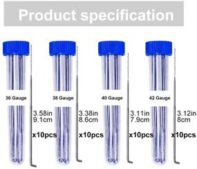img 3 attached to 🧵 51-Piece Needle Felting Tool Kit: 4 Sizes Felting Needles with Colored Wood Handles, Awl, and Storage Box for Needle Felt Supplies & Tools