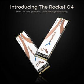 img 3 attached to 💥 Sabrent 1TB Rocket Q4 NVMe PCIe 4.0 M.2 2280 Внутренний SSD с теплоотводом - Твердотельный накопитель максимальной производительности R/W 4700/1800 МБ/с
