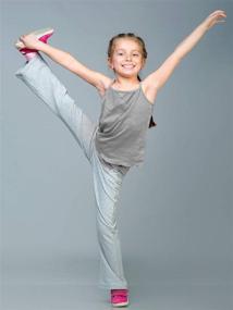 img 1 attached to SATINIOR Girls' Sleeveless Spaghetti Dancewear: Stylish and Comfortable Clothing for Dancers