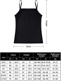 img 2 attached to SATINIOR Girls' Sleeveless Spaghetti Dancewear: Stylish and Comfortable Clothing for Dancers