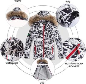 img 1 attached to HZXVic Boys Winter Coat with Hood: Lightweight Puffer Jacket, Water-Resistant Toddler Jacket