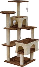 img 2 attached to 🐾 Explore the Go Pet Club 61" Kitten Cat Tree: The Ultimate Feline Adventure!