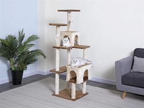 img 3 attached to 🐾 Explore the Go Pet Club 61" Kitten Cat Tree: The Ultimate Feline Adventure!