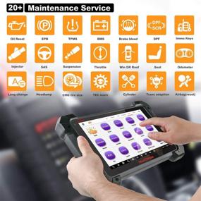 img 2 attached to 🚗 Autel MaxiCOM MK908 - Upgraded MS906BT, Alternative to MK908P - 2021 Newest Automotive Scan Tool with Advanced ECU Coding, Full Bi-Directional Control, OE-Level All Systems Diagnosis & 31+ Services