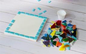 img 3 attached to 🔮 Mosaic Art Kit: Stained Glass Trivet DIY Crafts & More for Adults
