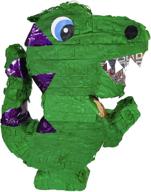 🦖 mesmerizing aztec imports, inc. holographic t-rex pinata: a fiesta essential! logo