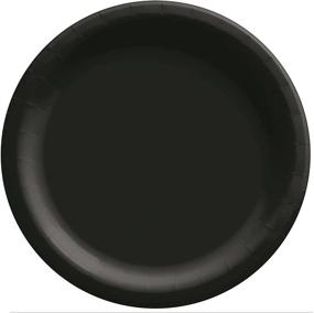 img 3 attached to Amscan 64015 10 Black Paper Party Plates