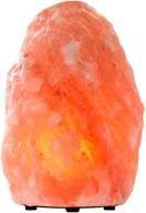 🔮 himalayan glow 17001 handmade naked pink crystal salt lamp, night light, etl certified dimmer switch, 3-5 lbs логотип