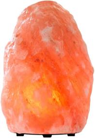 img 4 attached to 🔮 Himalayan Glow 17001 Handmade Naked Pink Crystal Salt Lamp, Night Light, ETL Certified Dimmer Switch, 3-5 lbs