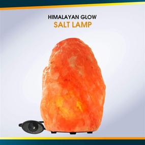 img 1 attached to 🔮 Himalayan Glow 17001 Handmade Naked Pink Crystal Salt Lamp, Night Light, ETL Certified Dimmer Switch, 3-5 lbs