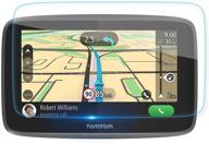 📱 премиум-защитное стекло 9h для экрана tomtom go 520/5200 5 дюймов gps - царапинам-стойкий ультра-чистый щит с крайне высокой четкостью - набор из 2 штук логотип