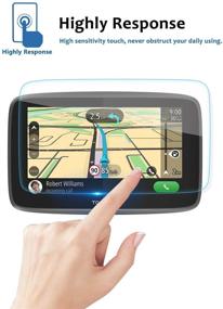 img 2 attached to 📱 Премиум-защитное стекло 9H для экрана TomTom GO 520/5200 5 дюймов GPS - Царапинам-стойкий ультра-чистый щит с крайне высокой четкостью - Набор из 2 штук