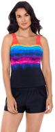 reebok swimwear fashion tankini bathing logo