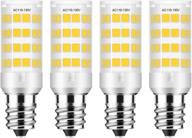 efficient daylight candelabra incandescent bulbs: 4 pack logo