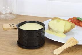 img 1 attached to 🧀 Enjoy Perfectly Melted Cheese with COOKUT LUMI – Raclette Cheese Individual Set for 2