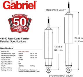 img 1 attached to 🚗 Enhance Your Vehicle's Rear Load Capacity with the Gabriel 43140 Rear Load Carrier