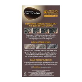 img 3 attached to 🧴 Control GX 2 in 1 Grey Reducing Shampoo and Conditioner by Just For Men, 5 Fluid Ounce