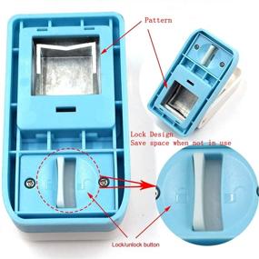 img 2 attached to 🔲 Работа с прецизией: Квадратный дырокол 1,5 дюйма - ручной дырокол для скрапбукинга, изготовления открыток, рукоделия - разные цвета