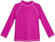 👙 swimming protection girls' clothing for dresses - city threads rashguard logo