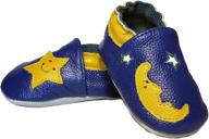👶 limeinlemon baby moccasines - soft genuine leather unisex shoes for boys and girls, perfect crawling slippers logo