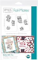 🎨 gina k. designs better with you foil-mates sentiments - 5.5&#34; x 8.5&#34;, 12 sheets per pack logo