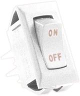 jr products (12611-5 ivory/gold 12v on/off switch logo