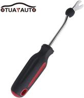🔧 otuayauto ergonomic plastic fastener remover - universal automotive clip removal tool for cars, trucks, suvs, atvs and all vehicles logo