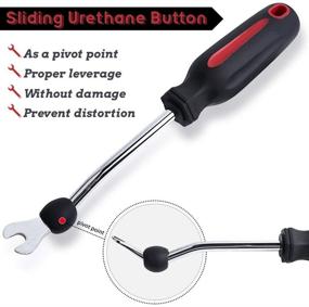 img 3 attached to 🔧 OTUAYAUTO Ergonomic Plastic Fastener Remover - Universal Automotive Clip Removal Tool for Cars, Trucks, SUVs, ATVs and All Vehicles