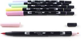 img 4 attached to Маркеры Tombow Pastel, 6 шт. в упаковке, смешиваемые