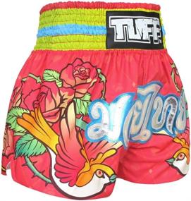 img 1 attached to The Ultimate Tuff Sport Boxing Muay Thai Shorts: Unbeatable Women's/Girls' Kick Martial Arts Training Gym Clothing Trunks