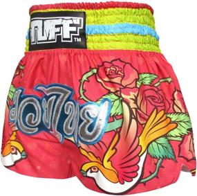 img 3 attached to The Ultimate Tuff Sport Boxing Muay Thai Shorts: Unbeatable Women's/Girls' Kick Martial Arts Training Gym Clothing Trunks