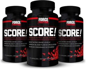 img 4 attached to Force Factor Score! Nitric Oxide Booster: Enhance Performance and Improve Blood Flow with L-Citrulline and Tribulus Terrestris – 3-Pack (228 Capsules)