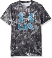 👕 vibrant style: under armour boys' printed crossfade tee - boost your kid's athletic look logo