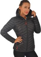 womens lightweight resistant packable quilted logo