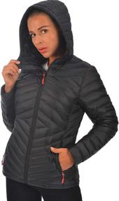 img 1 attached to Womens Lightweight Resistant Packable Quilted